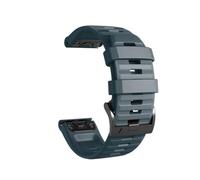 PIGLOLKINY QuickFit 22mm 26mm Strap For Garmin Descent G2 Instinct 3 E 45mm 50mm Fenix 8 7 7X/Tactix 7pro/Enduro Bracelet(Lake blue 1,1PCS 26mm)