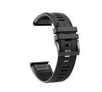 PIGLOLKINY QuickFit 22mm 26mm Strap For Garmin Descent G2 Instinct 3 E 45mm 50mm Fenix 8 7 7X/Tactix 7pro/Enduro Bracelet(Black,1PCS 26mm)
