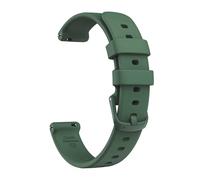 PIGLOLKINY Silicone Band For Garmin Lily 2 Lilac/wavy White/Roland Purple Origin Sport Strap(Pine green)