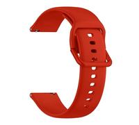 PIGLOLKINY Silicone Sport Bracelet Fit For Amazfit GTS 2/4/3/GTS 2/4 Mini/GTR 4/2/2e 20/22mm For Bip 6 5 3/u Pro Series Band(Red,22mm)