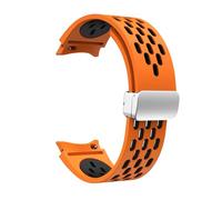 PIGLOLKINY Silicone Strap Fit For Samsung For Galaxy Watch 4-7 40/44mm 5Pro 45mm Magnetic Buckle Classic 43/47mm 42 Bracelet(OB-S,Watch 4 5 6 7 44MM)