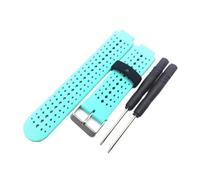 PIGLOLKINY Silicone Strap For Garmin Forerunner 235 220 230 630 620 735XT Smart Watch Band With Tools(Mint Green Black)