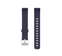 PIGLOLKINY Silicone Strap Watchband Fit For Fitbit LUXE Smart Watch Wrist Band(Dark Blue,S Size)