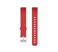 PIGLOLKINY Silicone Strap Watchband Fit For Fitbit LUXE Smart Watch Wrist Band(Red,S Size)