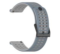 PIGLOLKINY Silicone Watch Strap 22mm For Suunto Vertical 2/RACE 2 S/Run/Ocean For 5 9 Peak Pro Wristband Bracelet(Blue gray)