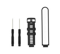 PIGLOLKINY Sillicone Band Strap For Garmin Forerunner 220 230 235 630 620 735XT Approach S20 S5 S6 Smart Watch Bracelet A(Black White)