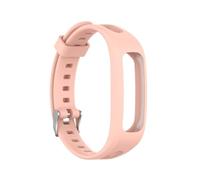 PIGLOLKINY Soft Silicone Sport Watch Band Wrist Strap For Huawei 3e 4e For Honor 4 Running Replacement Bracelet(Light Pink)