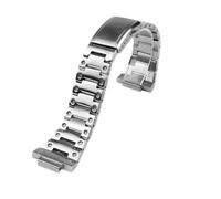 PIGLOLKINY Stainless Steel Watch Strap For Casio G-Shock GBM-2100/GM2100/GA2100 Men - Metal Band Accessory 16mm(Silver strap,GBM-2100)