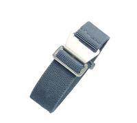 PIGLOLKINY Universal Nylon Elasticity Weave Watch Strap Hook Buckle For Seiko For Casio For Omega Watchband 18/20/22mm(Grey,20mm)