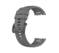 PIGLOLKINY Watch Band Practical Components Solid Color Wrist Strap For Honor GS Pro Convenient Replace Accessories(GRAY)