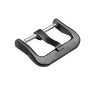 PIGLOLKINY Watch Buckles for Casio for G-Shock GA110/700 GW-M5610 DW5600/6900 Band Metal Clasp Strap Buckle(A-black-21mm)