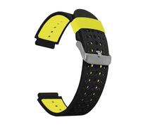 PIGLOLKINY Watch Strap For Garmin Forerunner 235 230 620 630 735XT 235Lite Watchband Smartwatch Band Silicone(Black-yellow,Forerunner 230)
