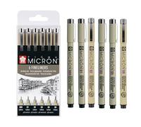Pigma Micron Wallet 6 fineliners Black