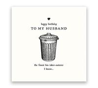 Pigment - Alice Scott - Husband Birthday Card - Funny Birthday Cards for Men - Husband Birthday Card from Wife - SC Certified - Made in the UK