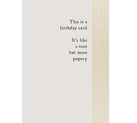 Pigment Badinage Fox & Butler Funny Birthday Card - But Papery WL108A