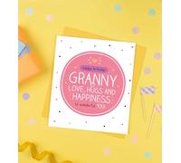 Pigment - Happy Jackson - Granny Birthday Card - Granny Love, Hugs And Happiness -Made in the UK - GF7107B - 160x176 - for Female