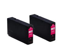Pigment Ink Cartridge PGI1500 PGI1500XL PGI-1500XL Compatible With Canon MAXIFY MB2050 MB2150 MB2350 MB2750(2pcs Magenta)