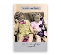 Pigment - Midget Gems Friend Card for women- So Glad Birthday & Thank You card - Multi Spot UV Finish card for her - Card made In The UK, 130 x 176