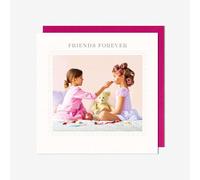 Pigment Productions Birthday Card for Friend - 'Friends Forever' Childhood Makeover Design - Blank Inside - Nostalgic Greeting Card for Women