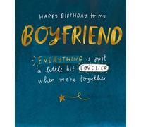 Pigment - The Happy News - Happy Birthday Boyfriend - Everything is lovelier when we're together -Made in the UK - 160x176 - for Male