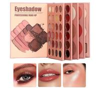 Pigmented Eyeshadow Palette - 67-Color Eyeshadow Blush Palette Book | Multifunctional Cosmetic Contouring Kit for Women Artists Friends Lovers Family Wife Girlfriend
