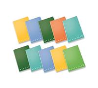 Pigna 02309784M Maxi Notebooks Monochrome Green 80 Pages Squares Without Margin (Pack of 10)