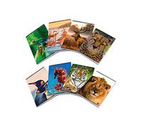 Pigna ANIMAL Maxi Notebooks A4 Square 10, 1 cm, Pack of 10