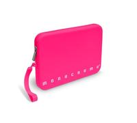 Pigna, Clutch Bag in Soft Silicone, Neon Monochrome, with Handle, Zipper, Pink, Pack of 1