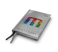 Pigna Diary Agenda Monochrome Mood 2022/2023 Grey Metallic