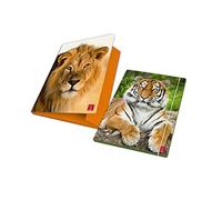 Pigna, Document Folder with Elastic Animal, Spine 1.2, Format 26 x 35.5 cm, Pack of 6