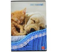 Pigna MAXI 02307690A Notebooks A4 Sweet Puppies, First/Second Grade Stripes, Pack of 10