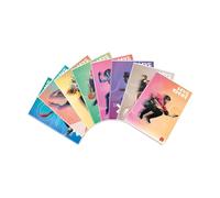 Pigna, Maxi Love Sport Notebook, A4 21 x 29.7 cm, 80 Pages + Lapel, 80 g/m² Paper, 0C Interior, Margin Lines, Assorted Covers, Pack of 10