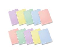 Pigna Monocromo Pastel, A4 Notebook Monocromo Pastel (pack of 10)
