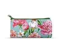 Pigna Nature Flowers Pencil Case, Green