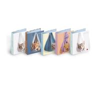 Pigna, Notebook with Rings A4 Sweet Puppies, Assorted Subjects, Ring Notebook, Organization of School Notes and/or Documents, Size 27 x 32 cm, Pack of 5