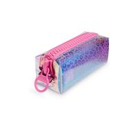 Pigna, Pencil Case Bag with Zip, Pink Iridescent Effect, Pack of 1