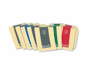 Pigna, PIGNASTYL Spiral Bound, Format 15 x 21, Paper GSM 80, Sheets 60, Inside 5 m, Square 5 mm, Pack of 10