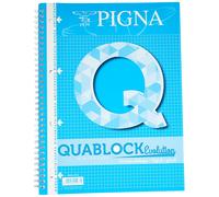 Pigna Quablock Evolution 5 Quaderni a Quadretti 5M , quadretti 5 mm. QUABLOCK EV