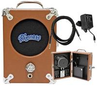 Pignose Legendary 7-100 Portable Guitar Amplifier with Tonebird Bundle Featuring AC Power Supply, Cable, Can Operate on Batteries - Brown Tolex Finish BR