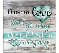 pigpigboss Love Heart Diamond Painting Dots Kit 5D Diamond Painting by Numbers - Those We Love Don't Go Away They Walk Beside us Every Day Diamond Painting for Adults Kid Art Gift (12 x 12 inches)