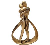 PIGPIGFLY Couple Hugging Statue, Decorative Figures,Living Room,Home Store Decoration,Modern Abstract Art Sculptures Decoration,Office Decorations,Polyresin,Gift(Rose Gold)
