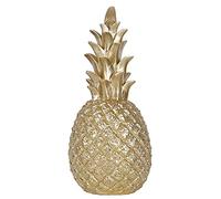 PIGPIGFLY Pineapple Ornaments Modern Resin Pineapple Crafts Household Decorative Pineapple Simulation Fruit Ornaments for Home Cabinet Table Party Photograp Prop Shop Display Decoration 9.9"