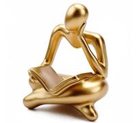 PIGPIGFLY Sculptures,Decorative Figures,Reading Figure Statue,Decoration Living Room,Abstract Sculpture,Home Store Decoration,Modern Living Room Ornaments