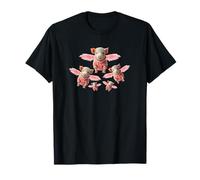 Pig's Fly | Cute Pig | Pink Pig Flying | Flying Pink Pig T-Shirt