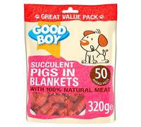 Good Boy Succulent Pigs in Blankets Dog Treat – 320 g Bag
