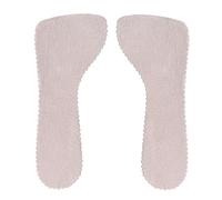 Pigskin Leather Insoles for Women, Premium High Heel Inserts 3/4 Invisible Self-Adhesive Barefoot Insoles (Skin - no Cushion Super Thin, 40-41)