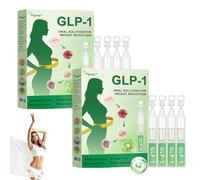 Piguiay GLP-1 Oral Solution, Advanced GLP-1 Drops, Piguiay GLP-1 Oral Liquid, GLP-1 Peptide Complex Serum, Natural Plant Extract, for Men & Women (2 Box)