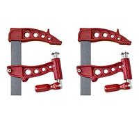 Piher Maxipress R Screw Clamp, Set of 2, High Performance Clamp, 1000 kg Clamping Force, Protected Thread, Ideal for Welding, Projection 16 cm (50 cm)