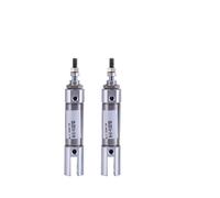 PIHWGUVD 1 Pcs CDJ2D Type Mini Small Pneumatic Cylinder Double Acting Single Rod 10mm 16mm bore 20mm 25mm 30mm 150mm Stroke(Stroke 30mm)