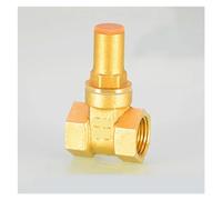 PIHWGUVD 1PCS 1/2" 3/4" 1" locking copper gate valve DN15 DN20 DN25 for water meter switch anti-theft irrigation valve adapter(Without key,G1 1)